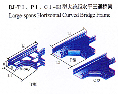 dj-tI、pI、cI-03型大跨距水平三通橋架